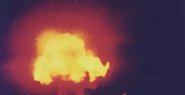 First atomic bomb exploded near Alamogordo, New Mexico