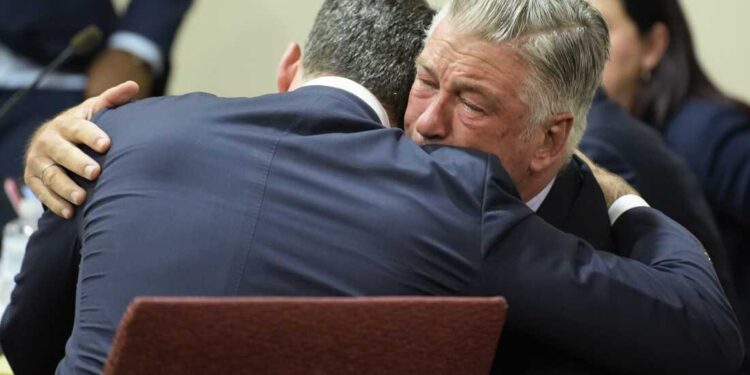 Alec Baldwin’s Rust shooting trial dismissed after lawyers say evidence was withheld