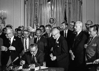 On this day in 1964: the US Civil Rights Act signed