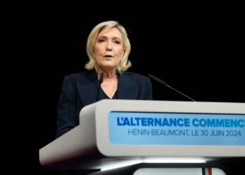 France election live: first-round results give far-right alliance 33% of vote, as PM warns Le Pen at ‘gates of power’