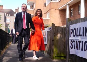 Party leaders join millions across the UK casting their votes
