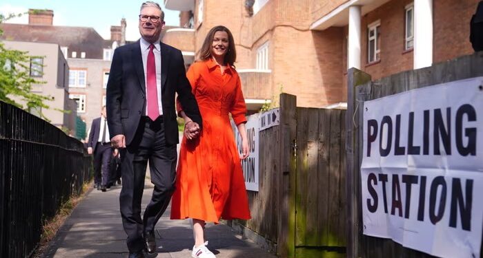 Party leaders join millions across the UK casting their votes