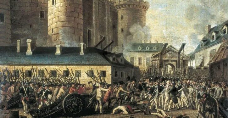 On this day in 1790: the Bastille was stormed by a Paris mob