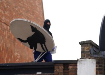 Fourth new Banksy artwork stolen in London hours after it appeared