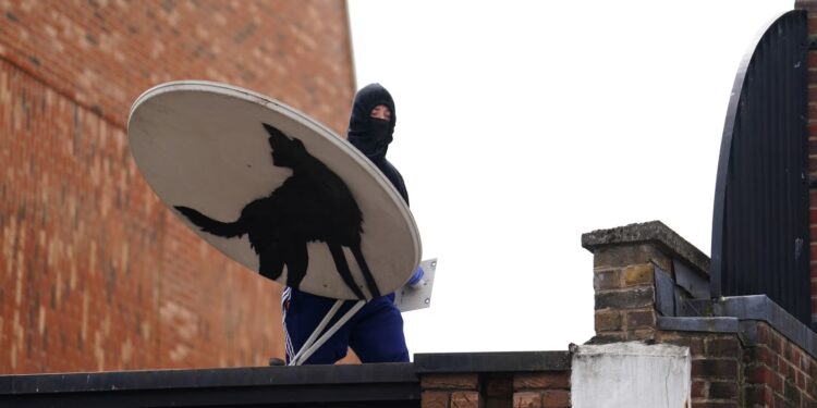 Fourth new Banksy artwork stolen in London hours after it appeared