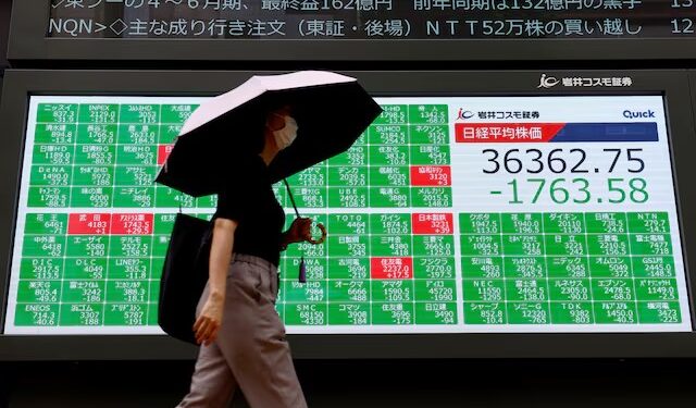 Asian shares turn cautious with Powell in focus, yen up as BOJ chief speaks