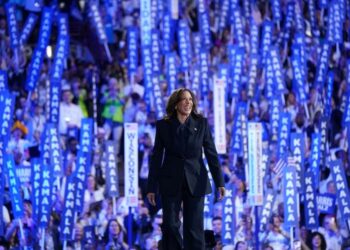 Harris’ historic speech, patriotism and more Trump digs: Takeaways from DNC Night 4