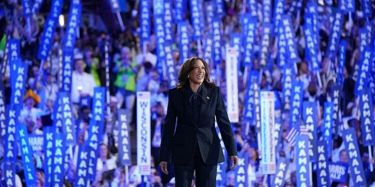 Harris’ historic speech, patriotism and more Trump digs: Takeaways from DNC Night 4