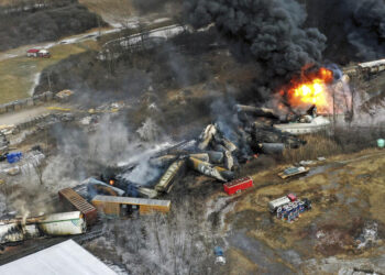 Judge approves $600 million settlement for residents near fiery Ohio derailment