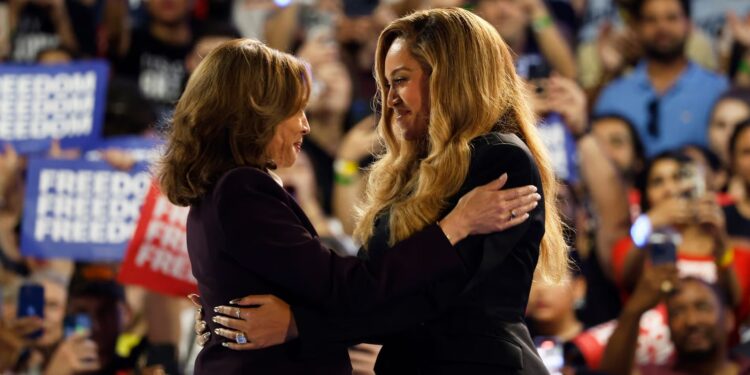 Beyoncé brings star power to Harris rally in Texas with abortion law in the spotlight