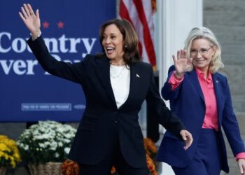 Liz Cheney campaigns with Harris and urges voters to reject Trump’s ‘cruelty’