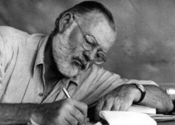 On this day in 1940: American novelist Ernest Hemingway published his classic novel For Whom the Bell Tolls