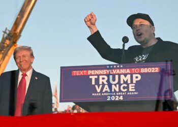 Elon Musk makes first appearance at Trump rally casting election in dire terms