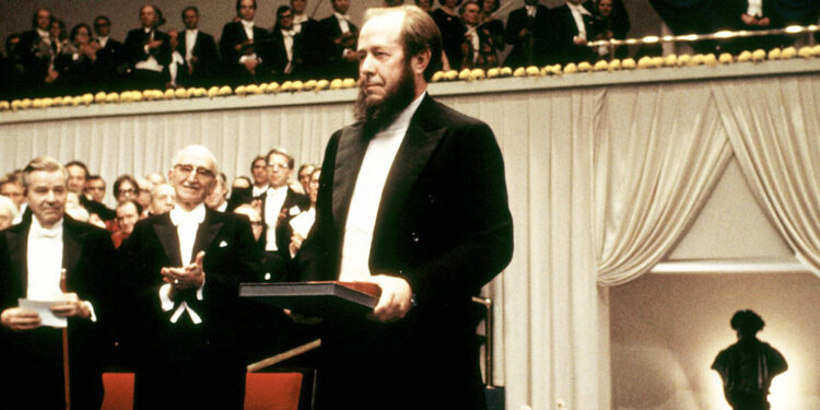 On this day in 1970: Aleksandr Isayevich Solzhenitsyn was awarded the Nobel Prize for Literature.