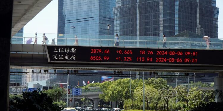 Asian shares set for first weekly loss in five, China stimulus eyed