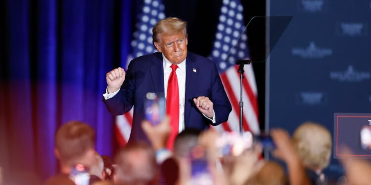 Trump courts Christian vote and says ‘God saved me for a purpose’