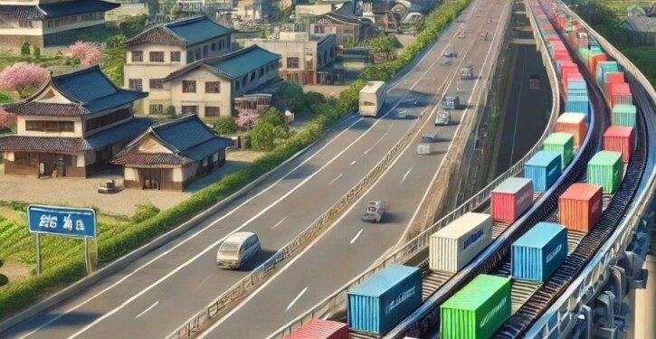 Japan plans automated cargo transport system to relieve shortage of drivers and cut emissions
