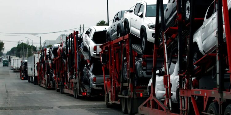 Automaker shares fall as Trump threatens 25% tariff on Mexico and Canada