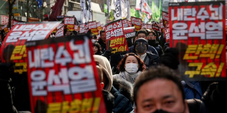 South Korean President Yoon vows to ‘fight to the end’