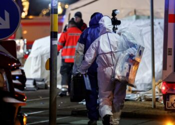 Two killed and scores injured in Germany as car ploughs into crowd at Christmas market