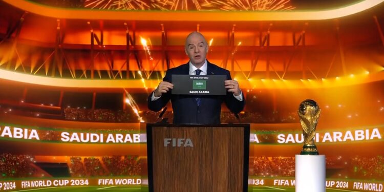 Saudi Arabia confirmed as 2034 World Cup host despite human rights concerns
