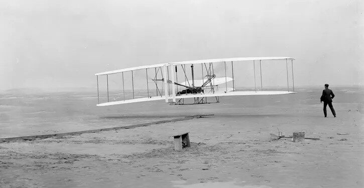 On this day in 1903: The first flight of the Wright brothers
