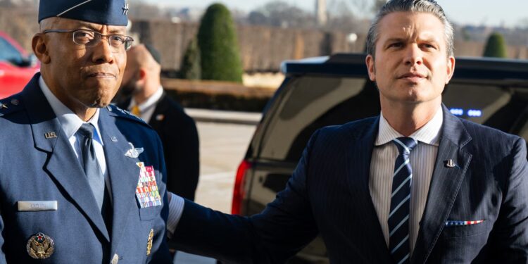 Trump fires Black joint chiefs chair Hegseth accused of promoting diversity