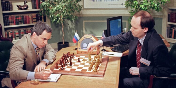 On this day in 1996: Kasparov versus the computer “Deep Blue” chess match