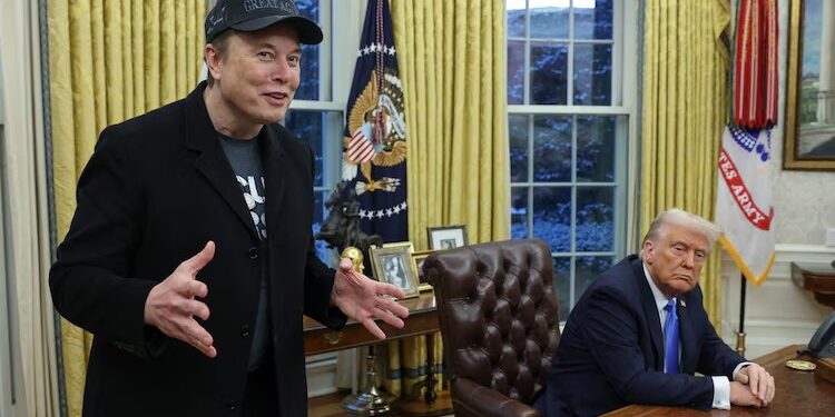 Tesla shares have plunged while Musk takes on Washington. Is that the reason?