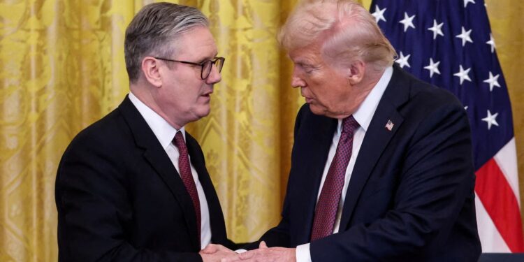 Starmer is warned against ‘appeasing’ Trump with tax cut for US tech firms