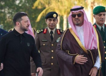 Zelensky has landed in Saudi Arabia