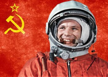 On this day in 1961: Russian cosmonaut Yuri Gagarin became the first human in outer space