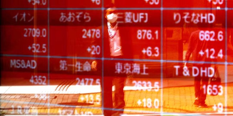 A sea of red! Asian stock plunge as 104% tariffs on China begin