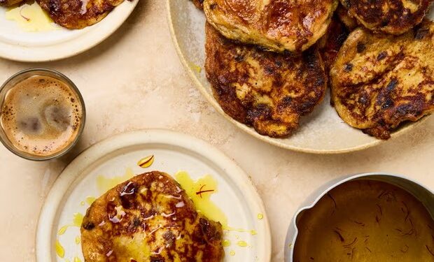 Jose Pizarro’s recipe for hot cross Easter torrijas with saffron syrup