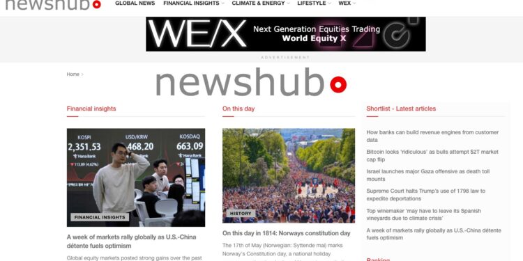 newshub-finance sees 50% surge in weekly readership – 15.000 visitors per week