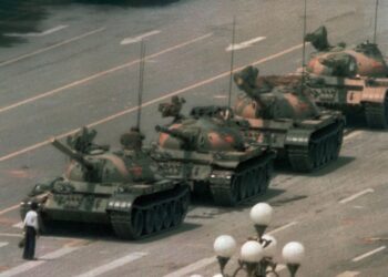 On this day in 1989: Pro-democracy protesters in Tiananmen Square