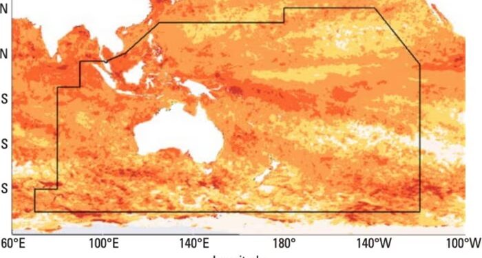 Unprecedented ocean heatwave discovered, five times Australia’s scale