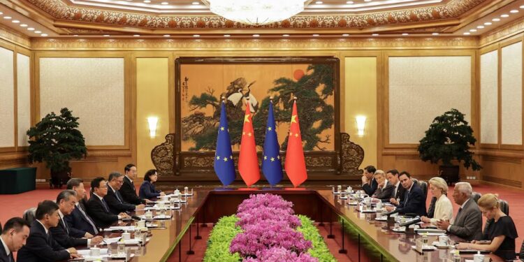 EU–China relations at ‘inflection point’, says von der Leyen at tense Beijing summit