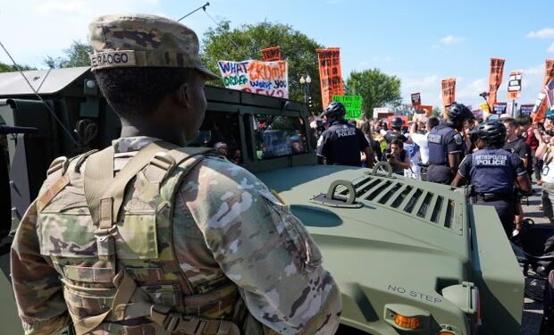 Three states send National Guard troops to Washington, D.C. amid political controversy