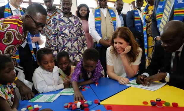 UK minister faces tough questions in Ghana over aid cuts
