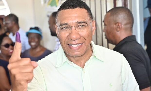 Andrew Holness secures third term as Jamaica’s prime minister