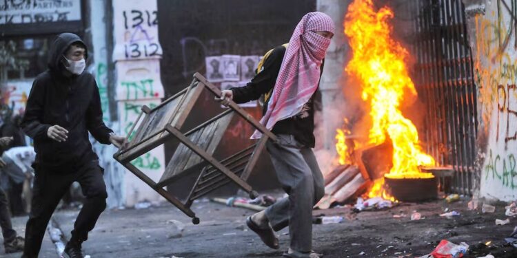 Indonesia police use tear gas near campuses, rights groups criticise security response