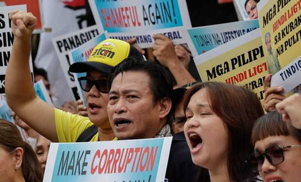 Mass protest expected in Manila as anger over corruption intensifies