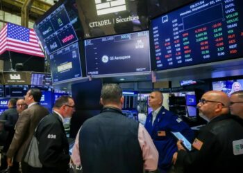 Wall Street closes at record high led by Nvidia’s AI-deal boost