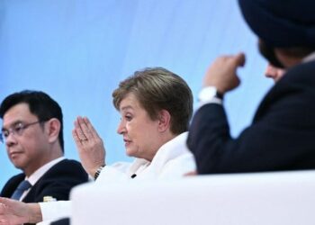 IMF chief says world economy resilient but underwhelming