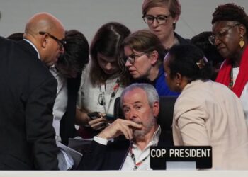 Cop30 agreement edges world closer to end of fossil fuel era after tense final standoff