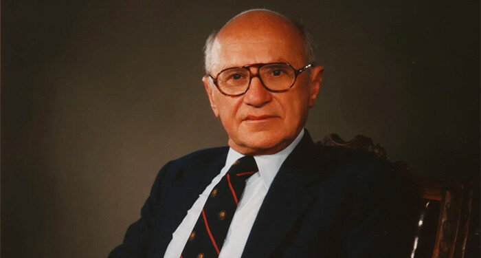 On this day in 2006: American economist Milton Friedman died at age 94