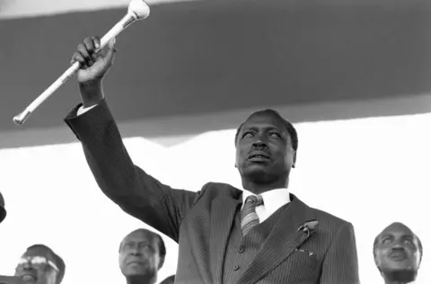 On this day in 1998: Daniel arap Moi was sworn in as president of Kenya for his fifth consecutive term