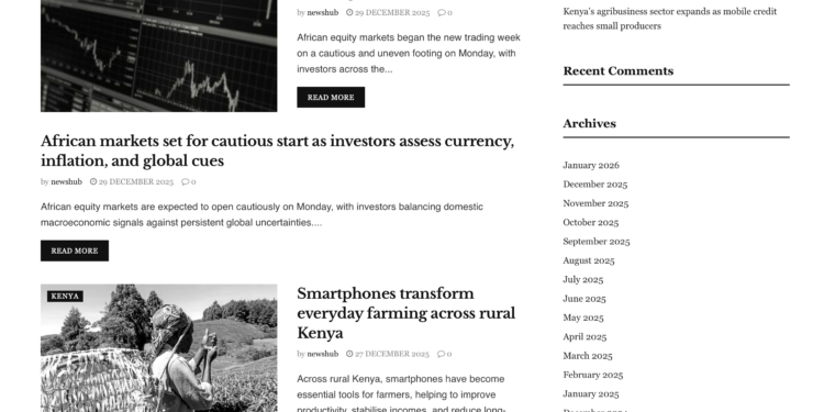 New Year, new design: Newshub-Finance unveils refined 2026 platform as global readership surges
