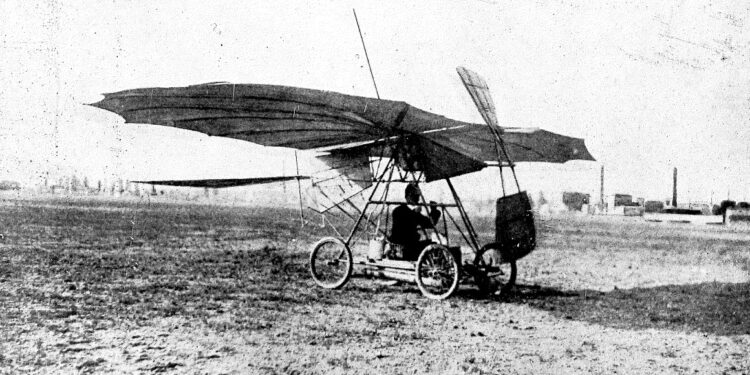 On this day in 1906: The first monoplane made a flight of 12 metres